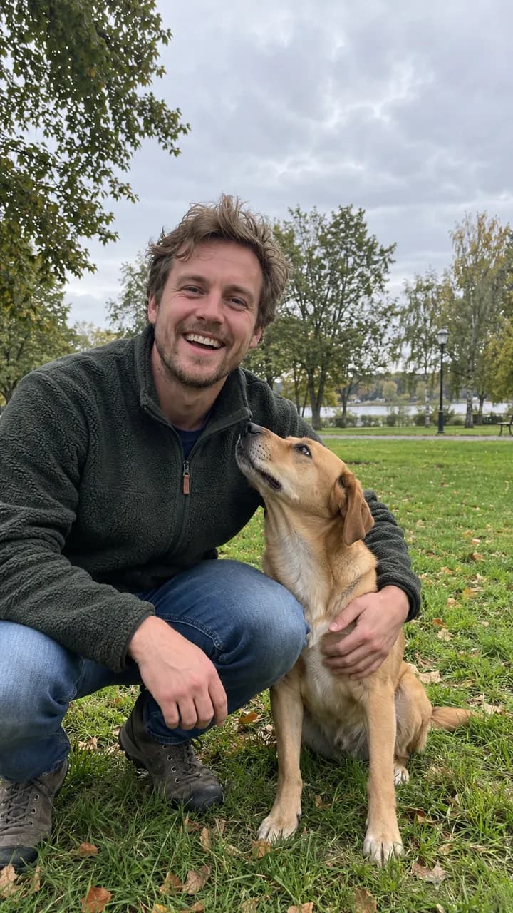 Tobias Nyberg, Outdoor and pet content with a very patient dog
